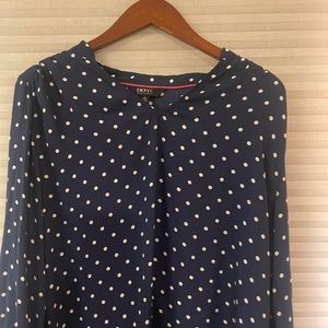 Polka Dot Sheer Blouse